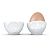 FIFTYEIGHT PRODUCTS Egg cup Set No.2, Oh please & Tasty, White (T015201)