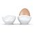 FIFTYEIGHT PRODUCTS Egg cup Set No.1, Dreamy & Kissing, White (T015101)