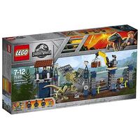 lego jurassic world velociraptor chase