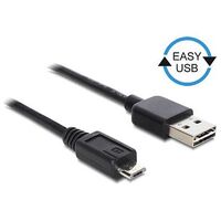 DELOCK EASY-USB 2.0 Type-A male to USB 2.0 Type Micro-B (85156)