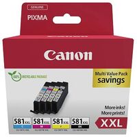 CANON Photo Value Pack CLI-581 XXL (1998C005 / 1998C007)