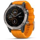 GARMIN fenix 5 Plus, Sapphire Titan Orange, 47mm (010-01988-05)