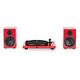 PRO-JECT Juke Box E HiFi Set, Red