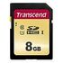 TRANSCEND Premium 500S SDHC, Class 10, UHS-I U1, 8.0GB (TS8GSDC500S)