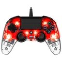 NACON Compact Illuminated Controller, Light Edition Red, PS4 (NA360837)