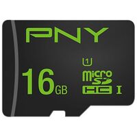 PNY High Performance microSDHC Card, 16GB (SDU16GHIGPER-1-EF)