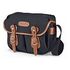 BILLINGHAM Hadley Small Camera Bag, Black Canvas / Tan Leather (503301-70)