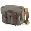 BILLINGHAM Hadley Small Camera Bag, Sage FibreNyte / Chocolate Leather (503348-54)