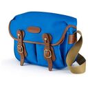 BILLINGHAM Hadley Small Camera Bag, Imperial Blue Canvas / Tan Leather (503322-54)