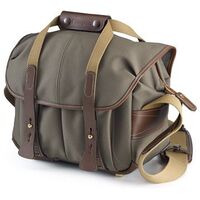 BILLINGHAM 207 Camera Bag, Sage FibreNyte / Chocolate Leather (506148-54)