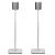 FLEXSON Sonos Play:1 Adjustable Floorstand, Weiss (FLXP1AS2011)
