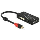 DELOCK adapter mini DisplayPort 1.2 > VGA / HDMI / DVI; black (62855)
