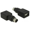DELOCK adapter PS/2 to USB Type-A (65898)
