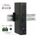DELOCK Externe Industrie-Hub 4 x USB 3.0 Type-A mit 15 kV ESD Schutz (63309)