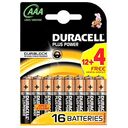 DURACELL Plus Power Alkaline, 16-Pack (AAA)