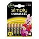 DURACELL Simply Alkaline, 8er Pack (AAA)