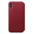 APPLE iPhone XS Max Leather Folio, (PRODUCT)RED (MRX32ZM/A)