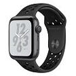 APPLE Watch Nike+ GPS (Series 4), 44mm Aluminiumgehäuse, Space Grau mit Nike Sportarmband, Anthrazit/Schwarz (MU6L2FD/A)