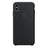 APPLE iPhone XS Max Silikon Case, Schwarz (MRWE2ZM/A)