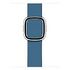 APPLE Modernes Lederarmband 40mm, Cape Cod Blau, Large [Late 2018] (MTQN2ZM/A)