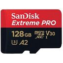SANDISK Extreme Pro microSDXC, UHS-I A2, V30 U3, Class 10, 128GB (SDSQXCY-128G-GN6MA)
