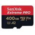 SANDISK Extreme Pro microSDXC, UHS-I A2, V30 U3, Class 10, 400GB (SDSQXCZ-400G-GN6MA)