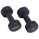 SCHILDKRÖT FITNESS Vinyl Hantel 3.0 kg Set (960007)