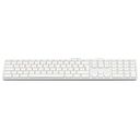 LMP KB-1243 USB Keyboard, Schweizer Layout, Silber (17200)