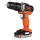 BLACK & DECKER 12V Li-Ionen 2-Gang Akku-Schlagbohrschrauber (BDCHD12S1)