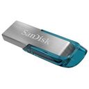 SANDISK Ultra Flair USB 3.0 Flash Drive, 64GB, Blue (SDCZ73-064G-G46B)