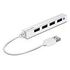 SPEEDLINK Snappy Slim USB Hub 4-Port Passive, Weiss (SL-140000-WE)