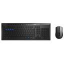 RAPOO Wireless Deskset Multimode 8200M, Schwarz (18539)