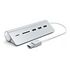 SATECHI Aluminum USB 3.0 Hub & Card Reader, Silver (ST-3HCRS)