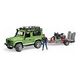 BRUDER Land Rover Defender Station Wagon mit Anhänger (02598)