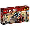 LEGO Ninjago - Kais Feuer-Bike & Zanes Schneemobil (70667)