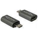 DELOCK adapter USB 2.0 Micro-B to USB Type-C anthrazit (65927)