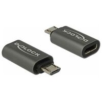 DELOCK adapter USB 2.0 Micro-B to USB Type-C anthrazit (65927)