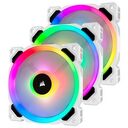 CORSAIR LL120 Series RGB LED, 120mm, White, Pack of 3 (CO-9050092-WW)
