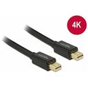 DELOCK mini DisplayPort to mini DisplayPort 4K 1m (83473)