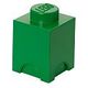 LEGO Storage Brick 1 Knob, Green