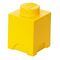 LEGO Storage Brick 1 Knob, Yellow