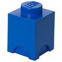 LEGO Storage Brick 1 Knob, Blue