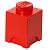 LEGO Storage Brick 1 Knob, Red