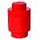 LEGO Storage Brick Round 1 Knob, Red