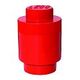 LEGO Storage Brick Round 1 Knob, Rot