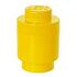 LEGO Storage Brick Round 1 Knob, Yellow