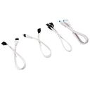 CORSAIR Premium Sleeved Front Panel Extension Kit White, 300mm (CC-8900245)