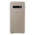 SAMSUNG Leather Cover, Galaxy S10, Grey (EF-VG973LJEGWW)