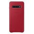 SAMSUNG Leather Cover, Galaxy S10, Rot (EF-VG973LREGWW)