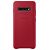 SAMSUNG Leather Cover, Galaxy S10+, Red (EF-VG975LREGWW)